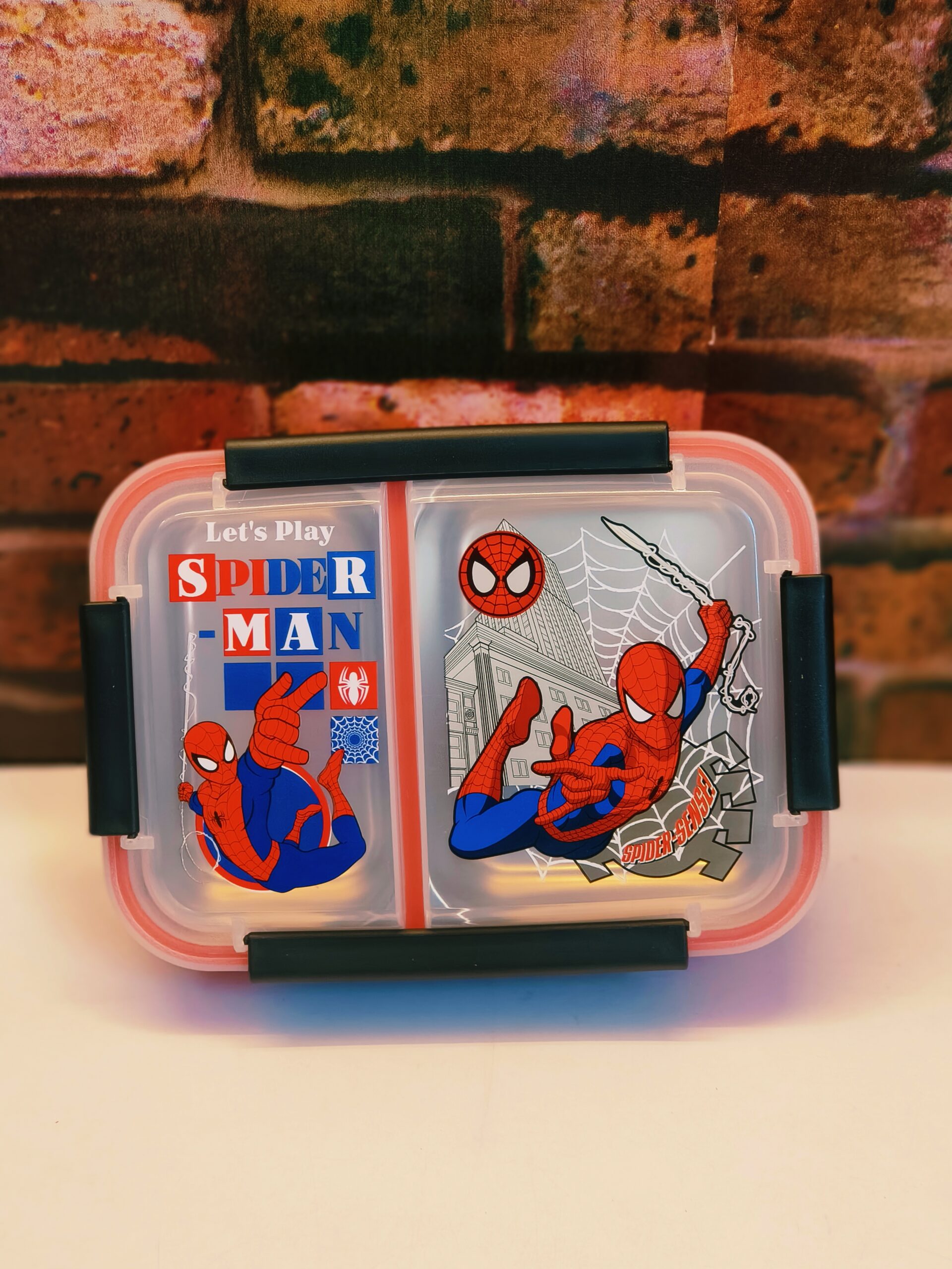 2 Sections Stainless Steel Lunchbox with Characters - Unleash Creation