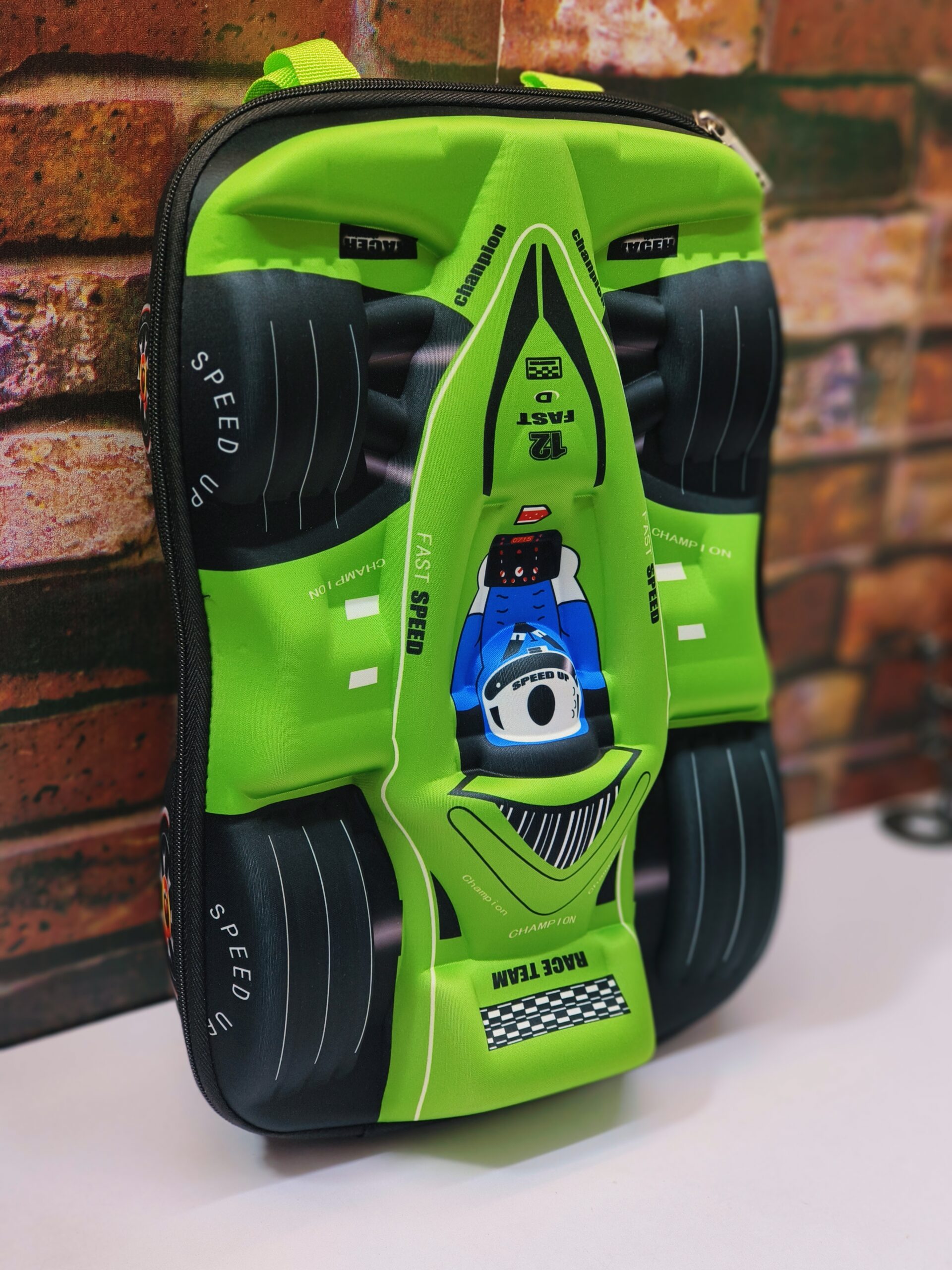Racing Car 3D Backpack - Unleash Creation