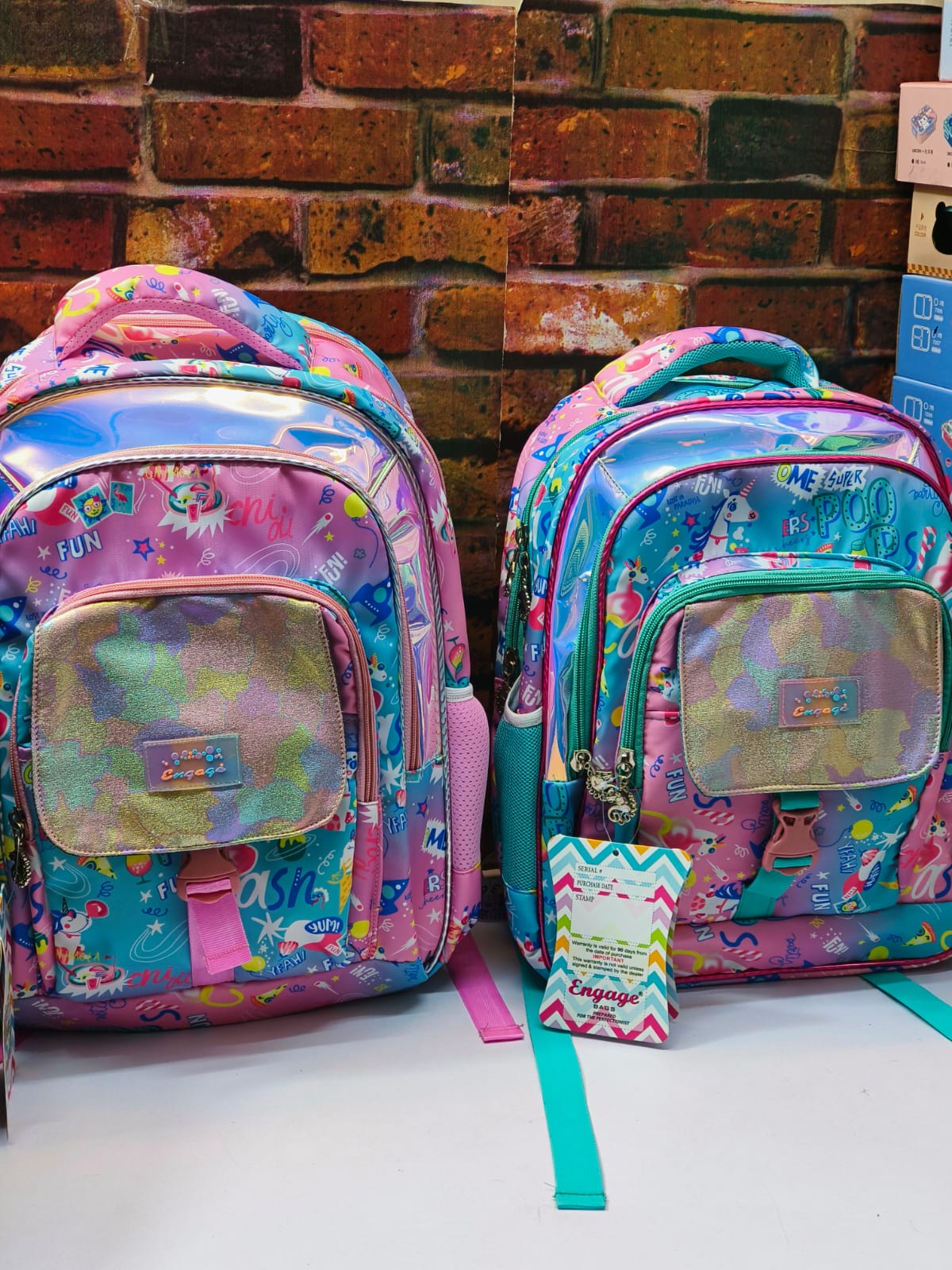 16 & 18 inch Unicorn Designer Backpacks( For 1st to 7th Std Kids ...