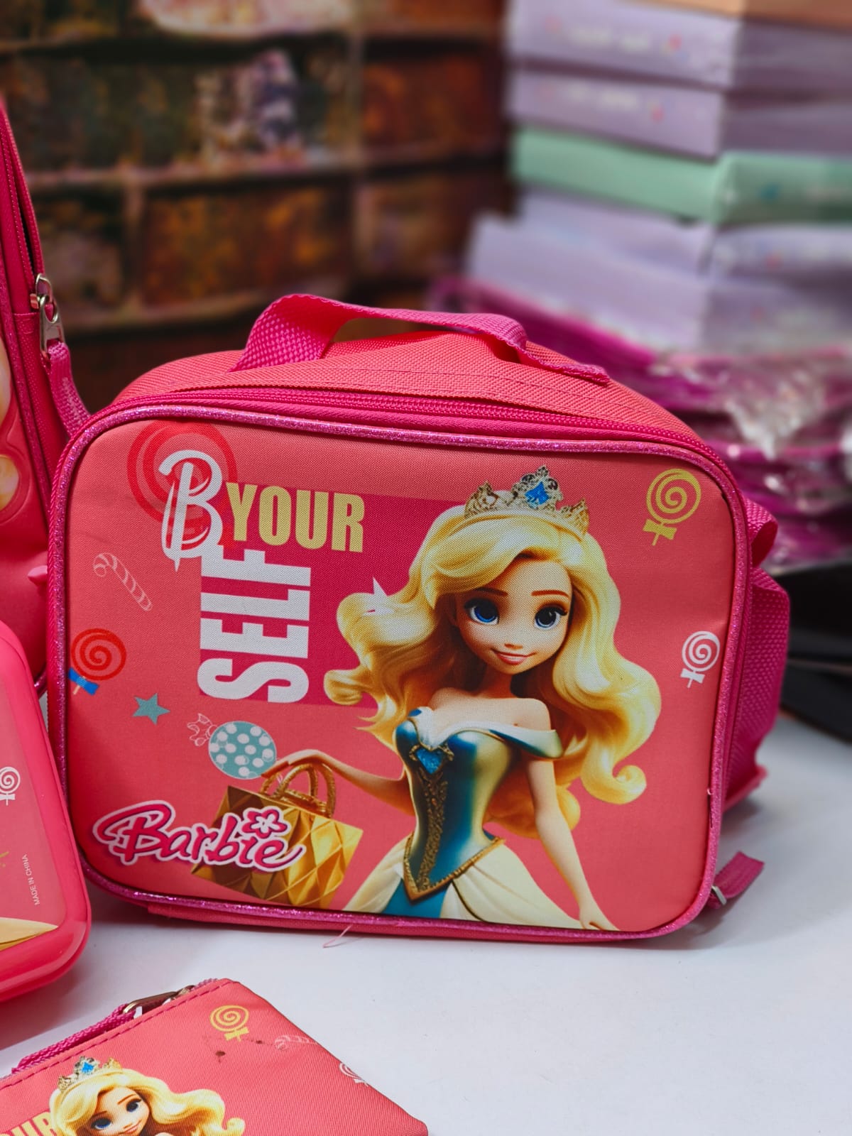 14 inch Barbie Trolley Backpack Hamper with Gift Box Unleash