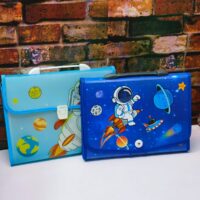 Space Theme Briefcase Style Folders