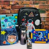 16inch Astronaut Black Bag Budget Combo ( For 1st to 3rd Std Kids )