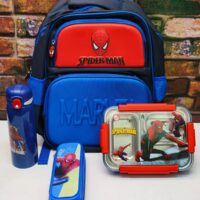 15inch Marvel Spiderman Bag Combo ( For UKG to 2nd Std Kids )
