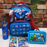 14inch Captain America Premium Bag Combo ( For Playschool & Nursery Kids )
