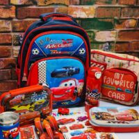16inch McQueen Car Backpack Combo ( For 1st to 3rd Std Kids )