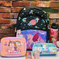 16inch Holographic Unicorn Bag Combo ( For 2nd to 4th Std Kids )