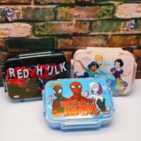 Disney Characters New Style 3 Sections Insulated Stainless Steel Lunchbox