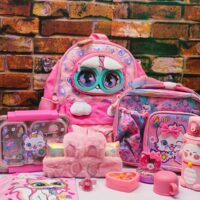 15inch Cutie Cat Premium Backpack Combo ( For KG to 2nd Std Kids )