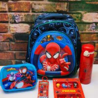 12-13inch Spiderman Super Bag Combo ( For Playschool to Nursery Kids )