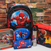 18-19inch Spiderman 3D Bag Combo ( For 4th to 12th Std Kids )