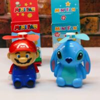 Super Cute Mini Fans ( Stitch & Super Mario )