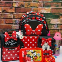 15-16inch Minnie Mouse Super Premium Bag Hamper ( For 1st to 3rd Std Kids )