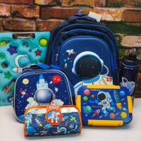 16inch 3D Astronaut Bag 6pc Combo, New ( For 1st to 3rd Std Kids )