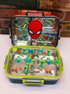 Smiggle 3 Sections Stainless Steel Lunchbox