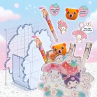 Sanrio Acrylic Pen Stand ( Kuromi Special )