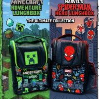 Smiggle Original Insulated Lunch bag / Activity Bag ( Spiderman & Minecraft )