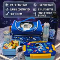 Premium Kids' Space LunchBag Bundle